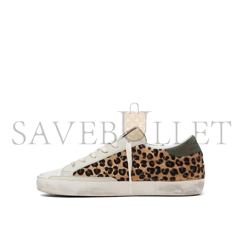 GOLDEN GOOSE SUPER-STAR LEOPARD-PRINT LEATHER SNEAKERS 9GXSN1782703NBWZ